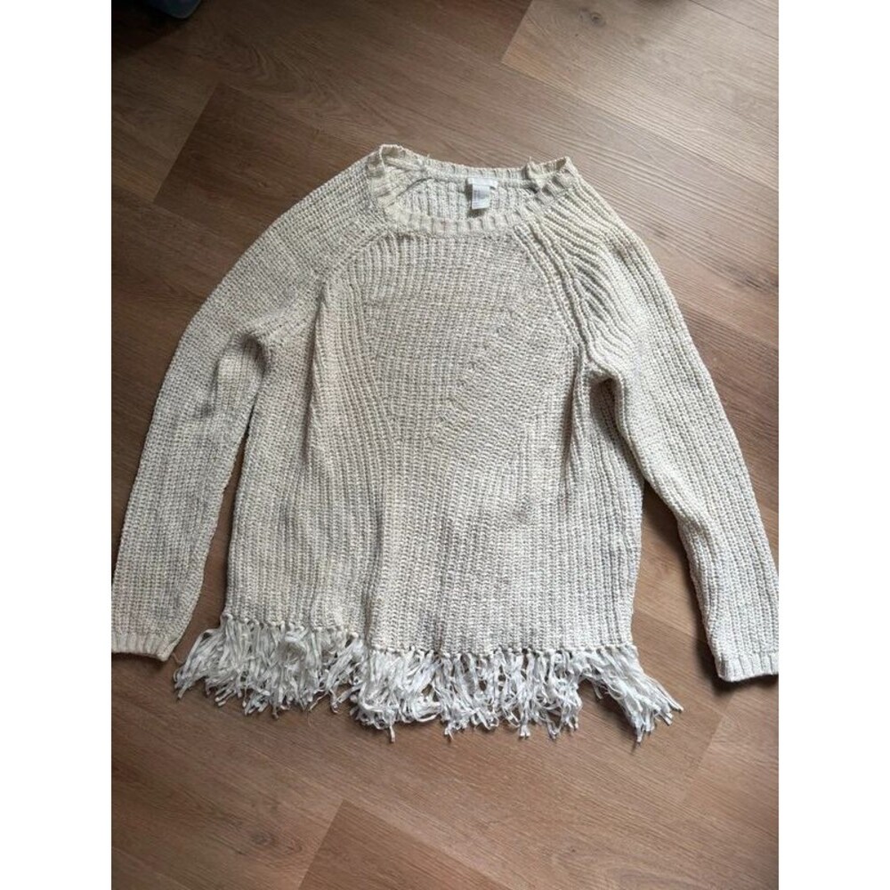 Cream Oversized Sweater